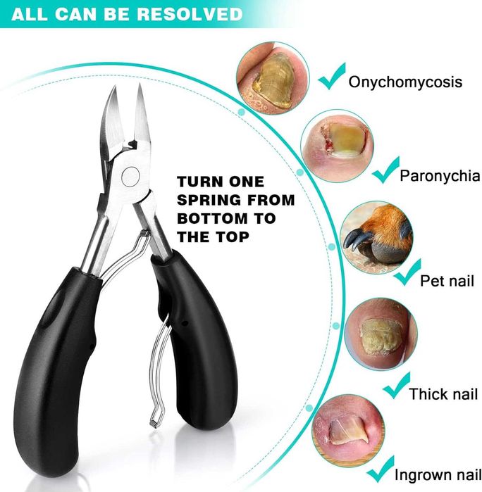 Сет за нокти, грижа за нокти, 10 части, неръждаема стомана