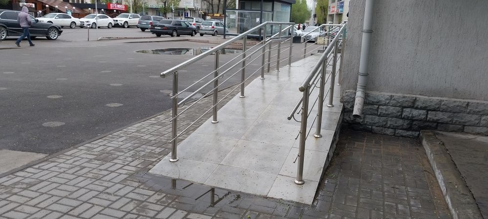 Перила из нержавебющей стали