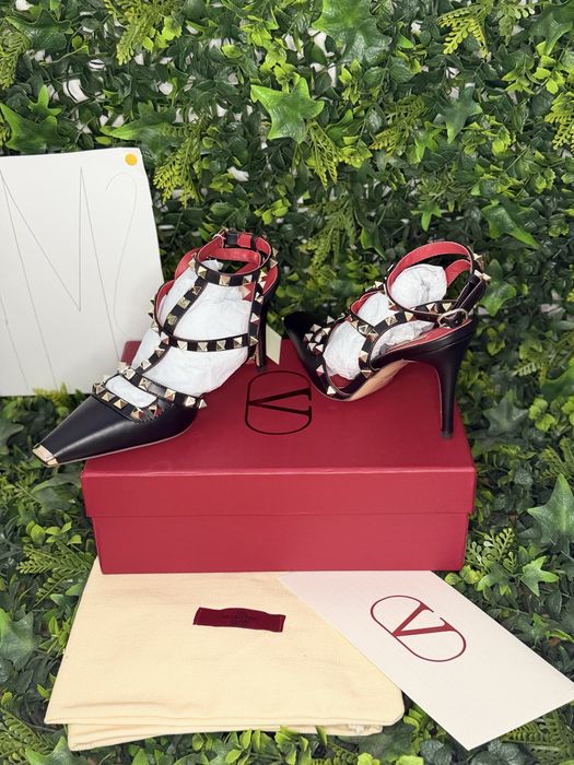 Pantofi/Tocuri Valentino Garavani Rockstud kidskin pumps 100mm
