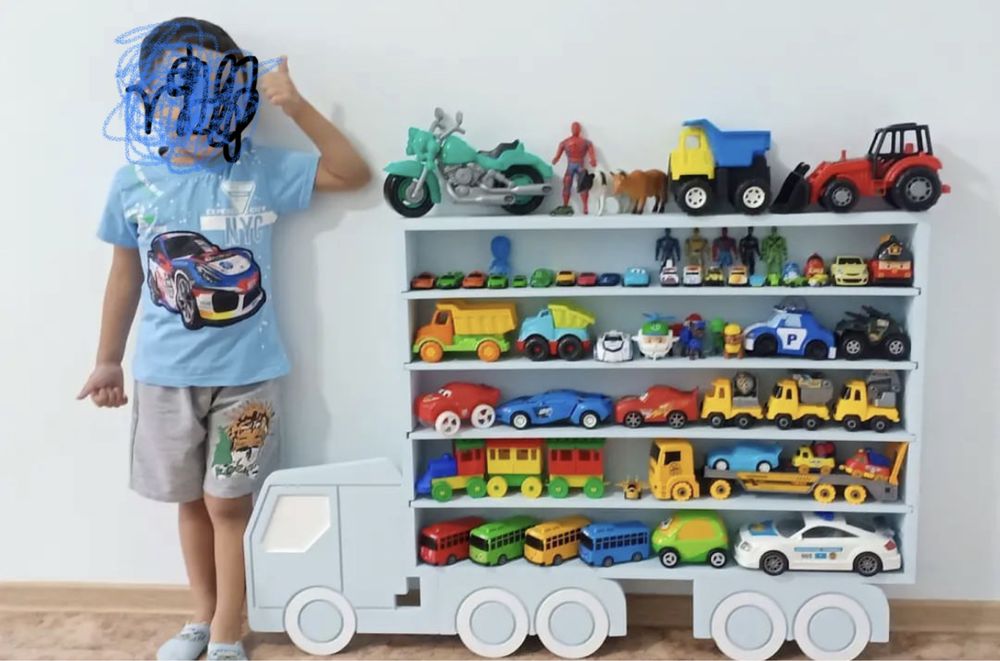 Шкаф машина-камаз детский