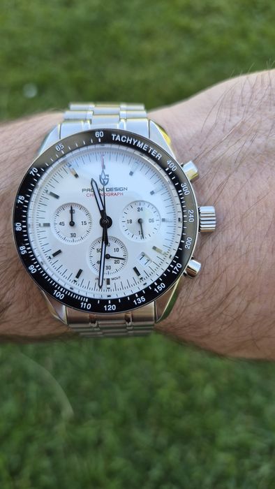 Ceas Pagani PD 1701, nou, 100m, Seiko VK63, cutie