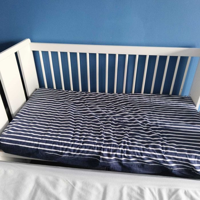 Patut bebe alb 120x60