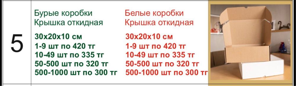 Продам коробки белого цвета