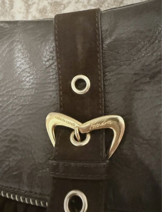 Geanta de umar din piele Roberto Cavalli