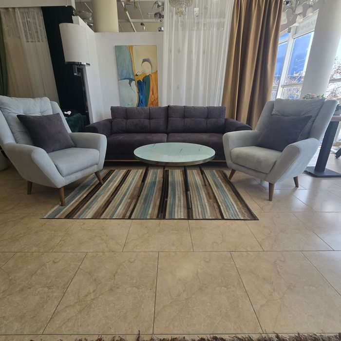 Комплект диван + 2 бр. фотьойл