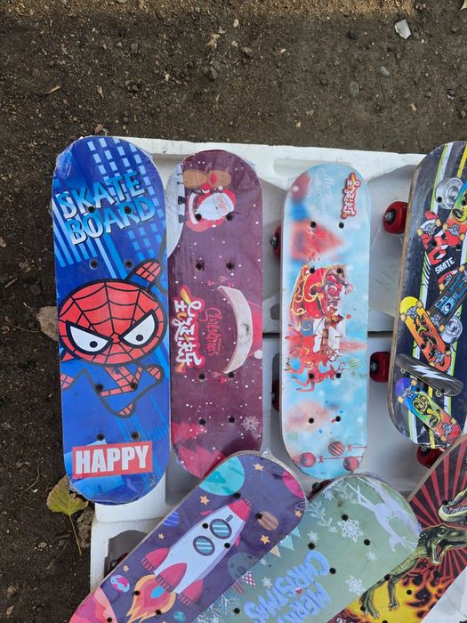 Скейт детский деревянный