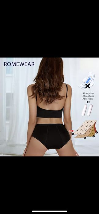 Lenjerie intimă absorbanta pentru menstruație