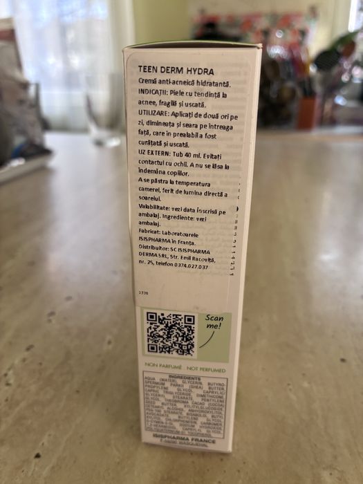 Cremă față Teen Derm Hydra 40 ml