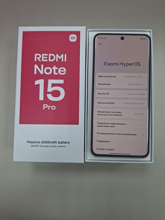 Redmi Note 15 Pro 8/256gb sotiladi.