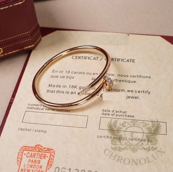 Гривна Cartier розово злато