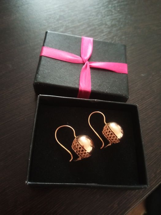 Золотые серьги оригинал 583 проба