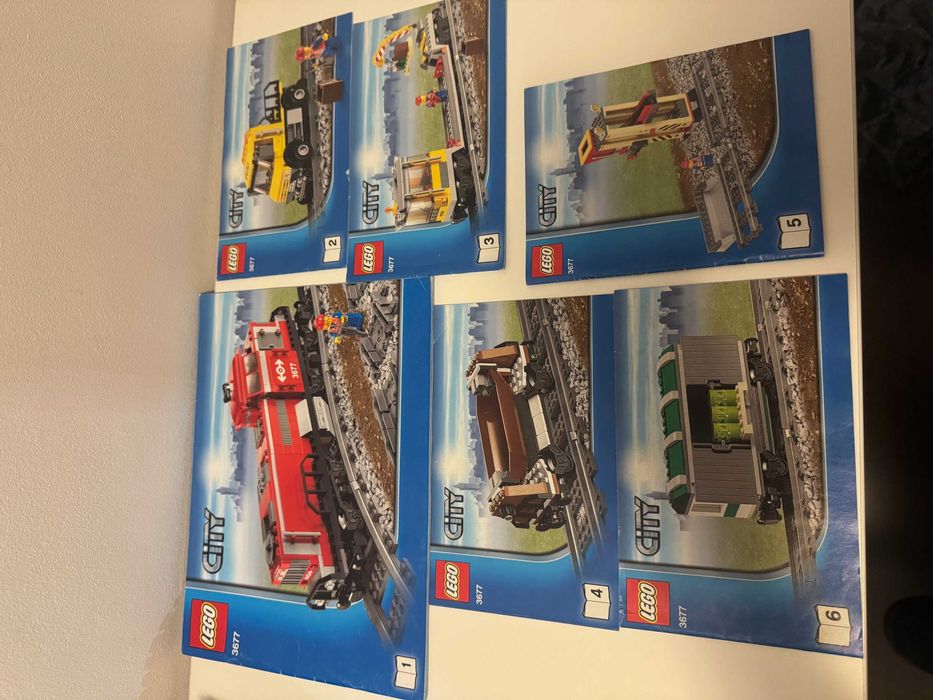 Lego City 3677 : Red Cargo Train