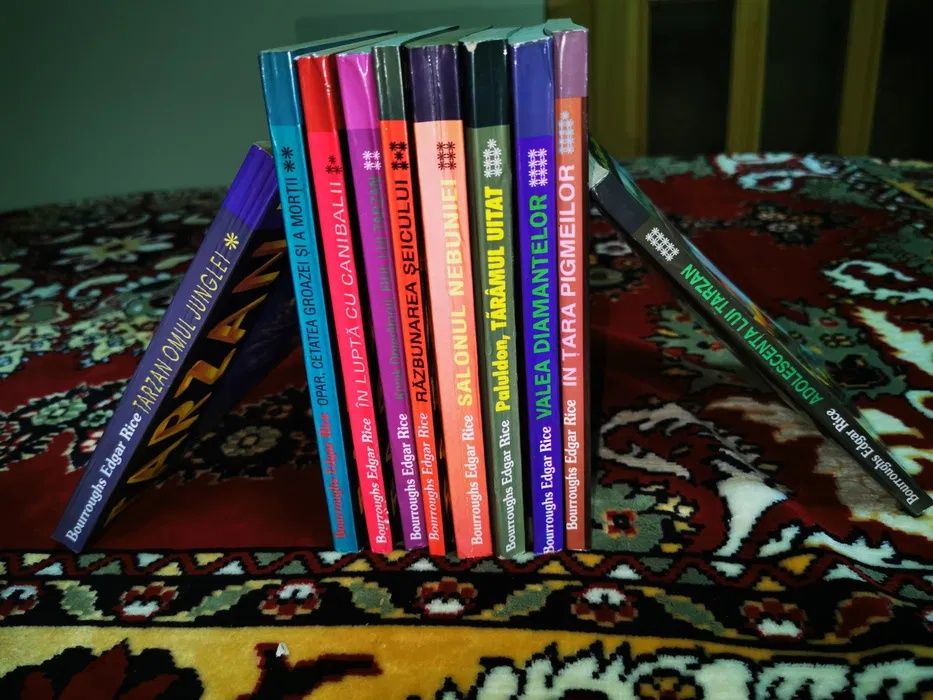 TARZAN colectie COMPLETA set 10 volume Edgar Rice Burroughs Europontic