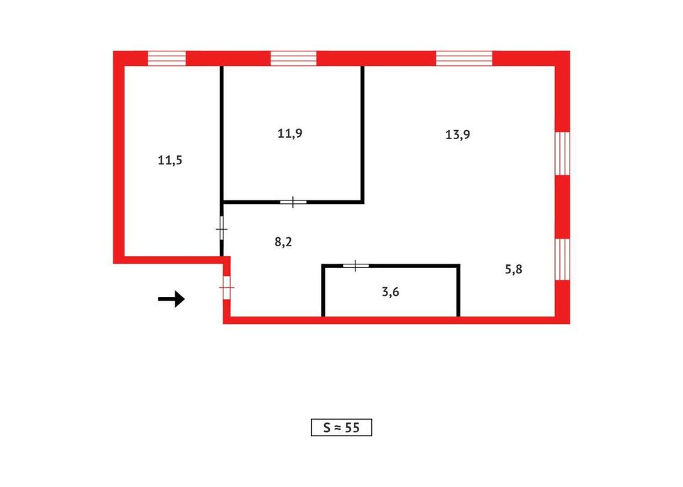 **Продам 3х студию в Соц городе по Менделеева