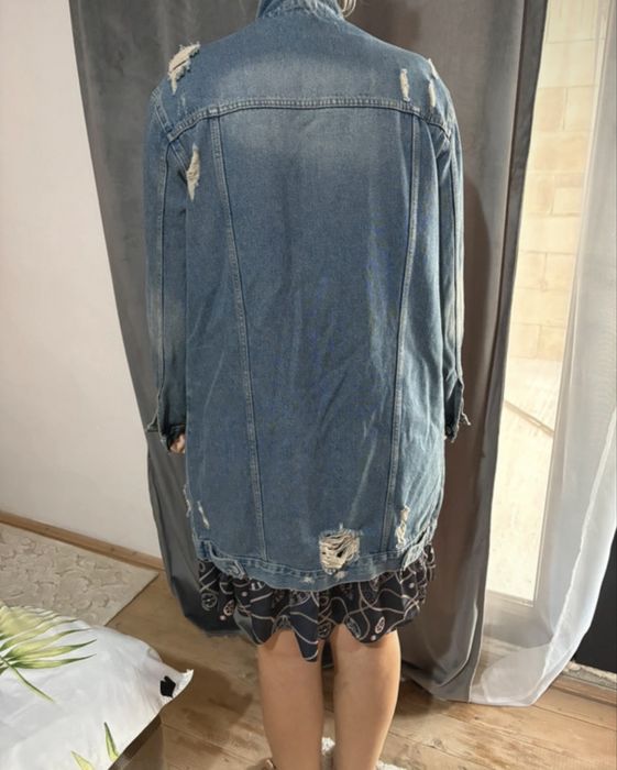 Geaca de blugi lunga