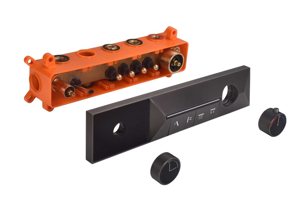 Дизайнерска душ система с таванен душ за вграждане Design D42