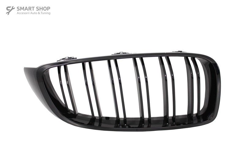 Bara Fata cu Grile Negru Lucios BMW Seria 4 F32 Coupe F33 Cabrio F36 G