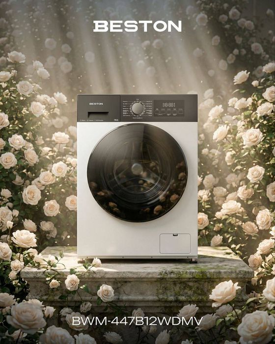 Kir yuvish mashinasi beston 8 kg invertor mator optom