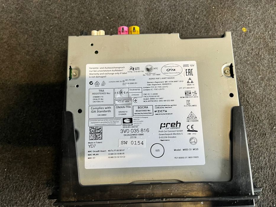 Навигация Scoda Skala 1.6 TDI