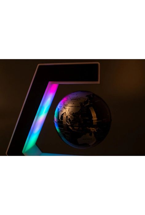 Левитирующий глобус антигравитация золотистый глобус