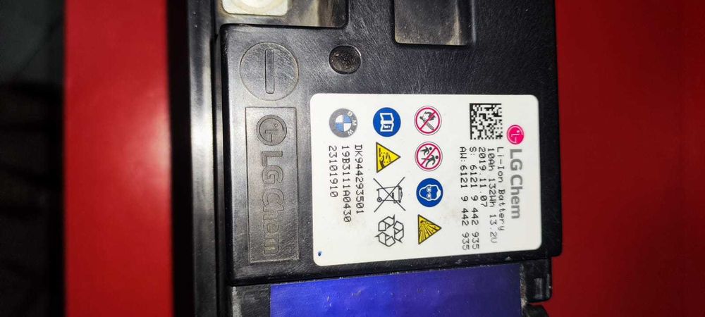 Аккумулятор литий-ионый (Li-ion) Ah 10\бу  для автомобиля  BMW