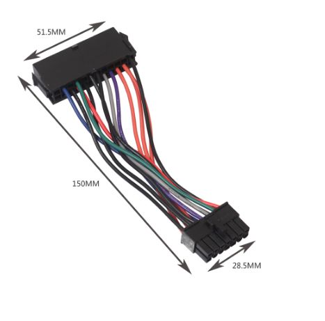 Adaptor Lenovo sursa ATX de la 24pini la 14 pini