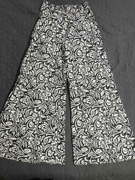 Летни копринени панталони ZARA, р. 35 (М)