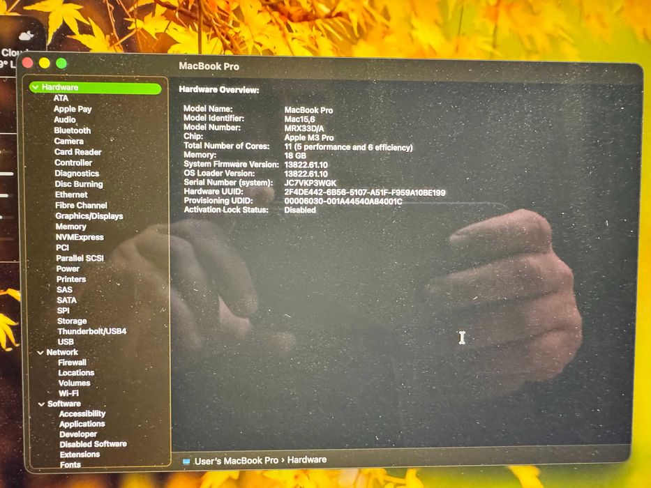 Apple MacBook Pro 14" M3 pro 11/ Core CPU/ 14-Core GPU/18GB RAM/ 512GB