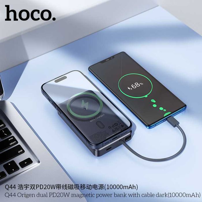 Hoco Q44 Origen Dual Magnetic PD20W Power Bank 10000mAh for iPhone 17