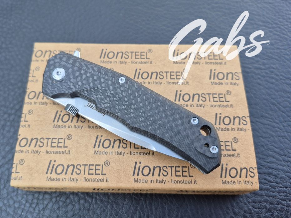 Сгъваем нож Lion Steel ITALY,TRE Carbon,Molletta