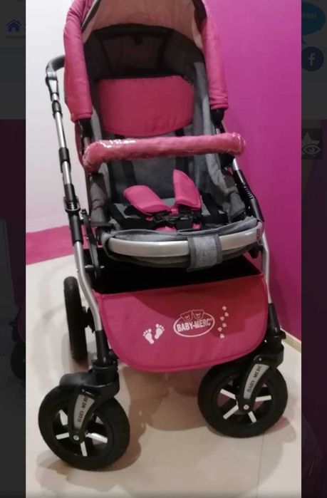 Нова бебешка количка 2в1