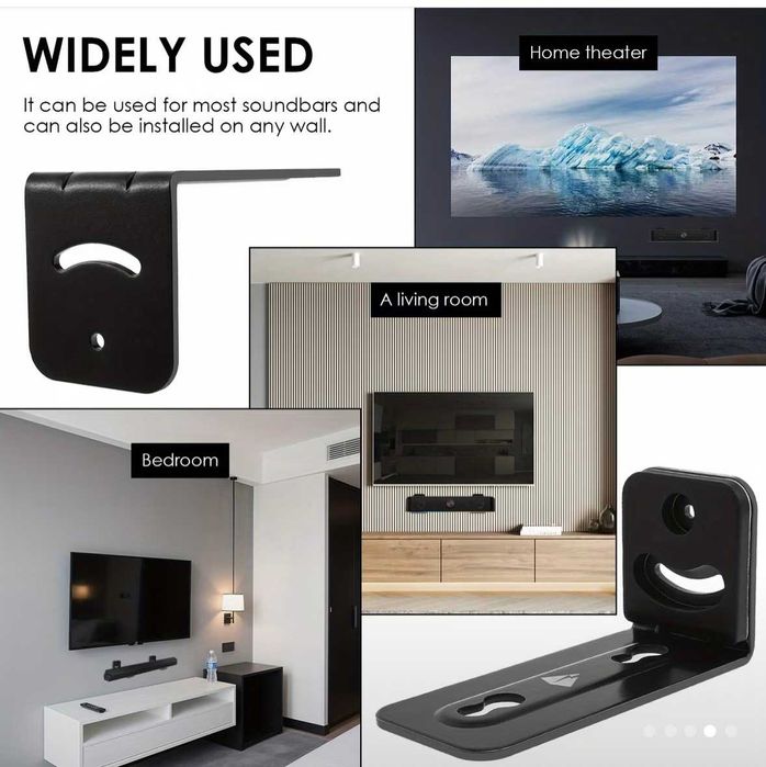 Универсални планки за монтиране на саундбар и друга аудио техника