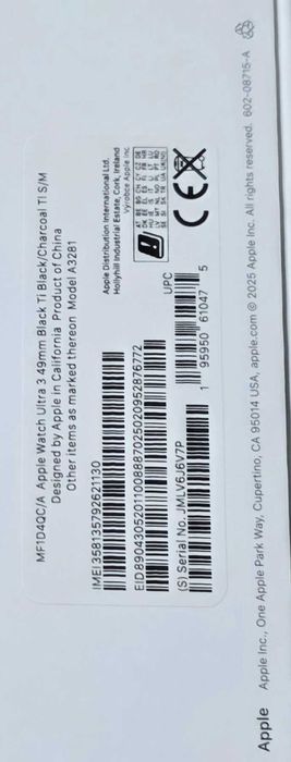 Смарт часовник Apple Watch Ultra 3