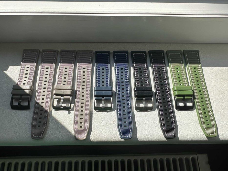 Curea silicon+Nylon Huawei Watch GT,GT2,GT3,GT4,GT5,GT6(46mm) 22mm