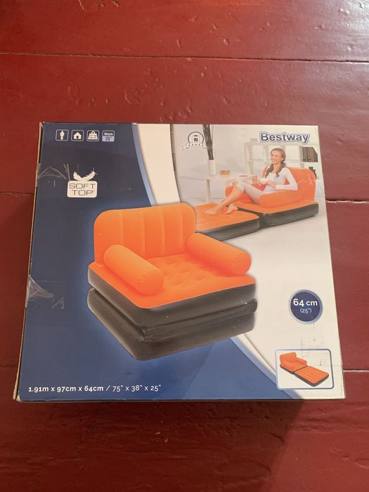 Надувной матрац кресло