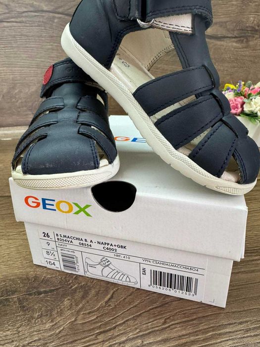 Детски сандали от кожа Geox