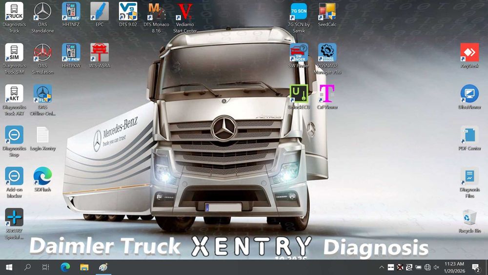 SSD 512Gb cu Xentry Cars Trucks 12.2025 DTS Vediamo WIS-ASRA 2021 EPC Starfinder