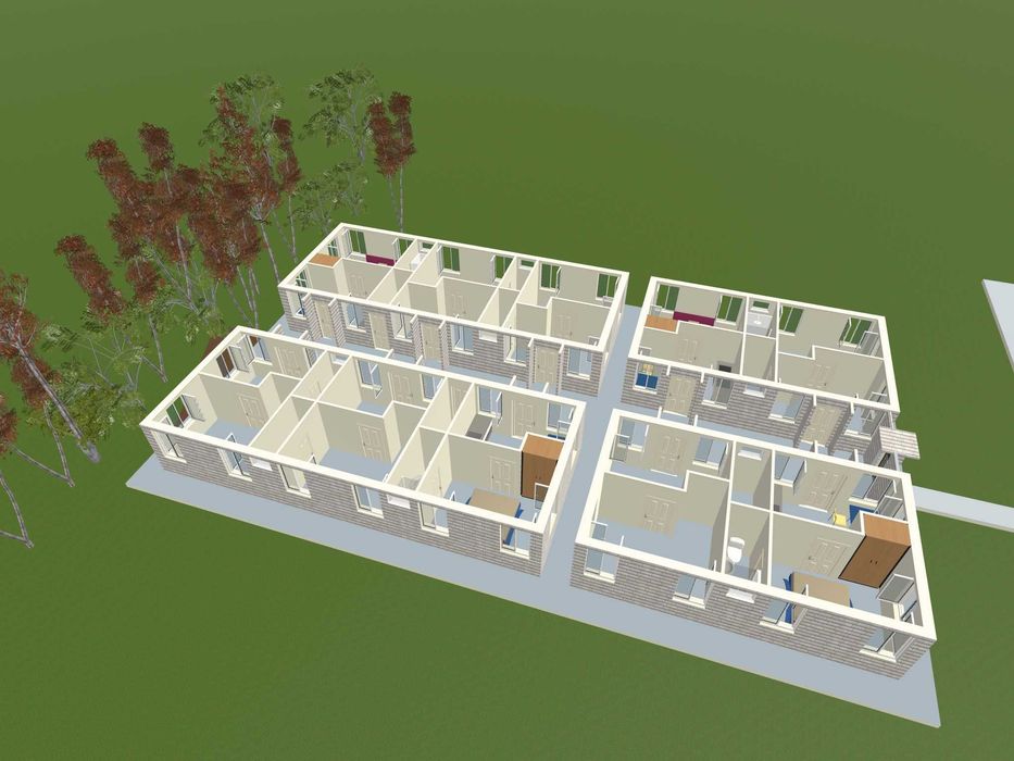 Продается 10 коттеджей - Янгиюль, 300 квм, 4.8 сотки.