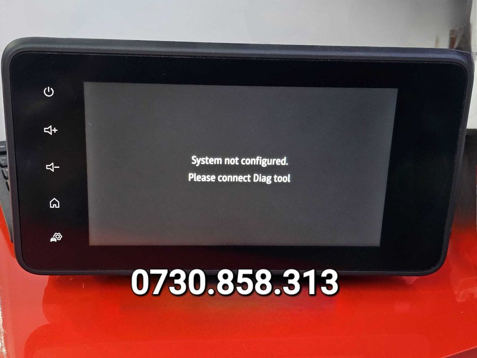 System Not Configured Dacia Connect Diag Tool Media nav Media