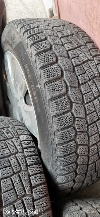 4 НОВИ Зимни гуми 205/55 R16 с оригинални лети джанти Citroen Ситроен