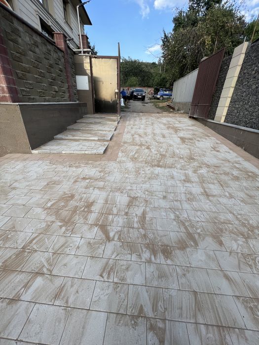 Укладка брусчатки