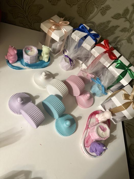 Бонбоньерка ракушка из гипса