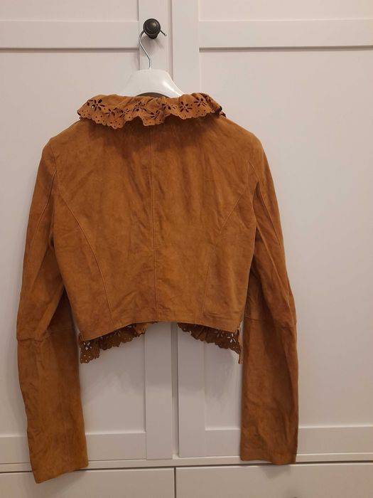 Jacheta piele caprioara,s-xs,deosebita, 80 lei