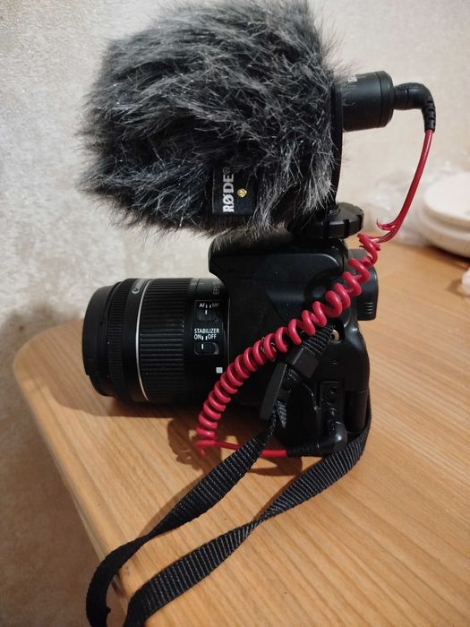 Canon 250d + RodeMicro