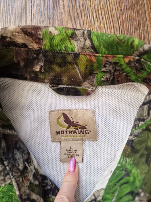 Страхотен мъжки ловен екип MOTHWING размер L , памук , риза и панталон