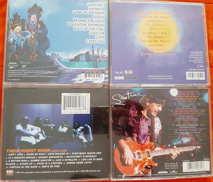 vand CD rock heavy metal: Death Angel, Dreams of Sanity, Primal Fear, Dalriada