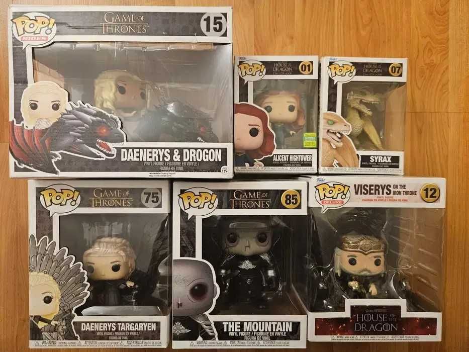 Game of Thrones, House of the Dragon редки Funko pop фигурки
