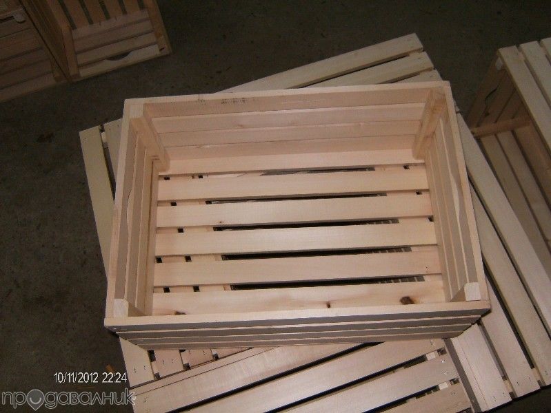 Дървени щайги за обзавеждане - Различни Размери