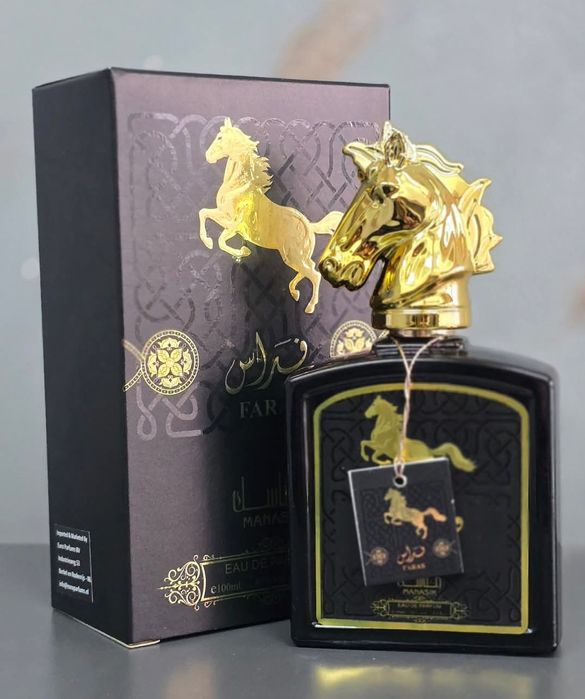 ТОП.Луксозен Арабски мъжки парфюм FARAS by  MANASIK EAU DE PARFUM 100m
