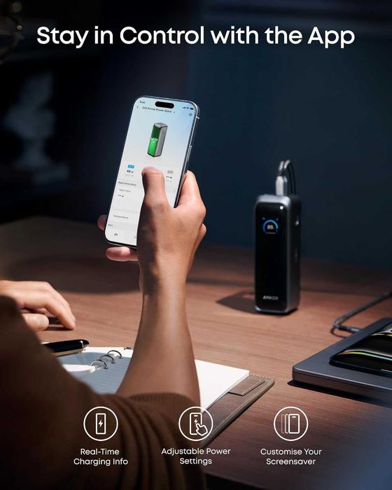 Anker Prime, 20100 mAh, 220W - външна USB батерия